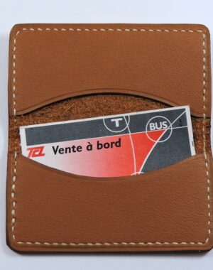 porte ticket cuir metro bus paris lyon maroquinerie fauve accessoire