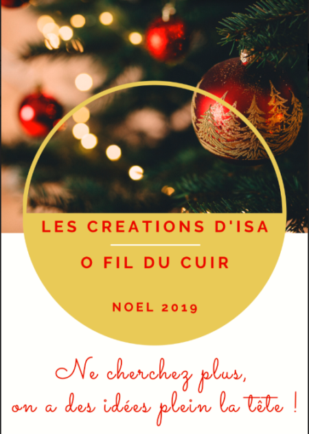 catalogue noël idées cadeaux porcelaine maroquinerie vaisselle cuir lescréationsd'isa ofilducuir