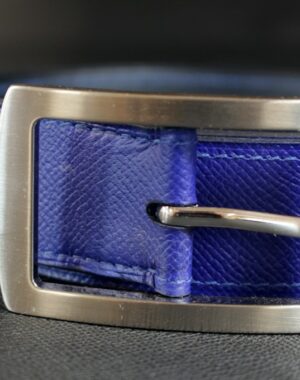 ceinture-cuir-bleue-saphir-ofilducuir-accessoires-lyon