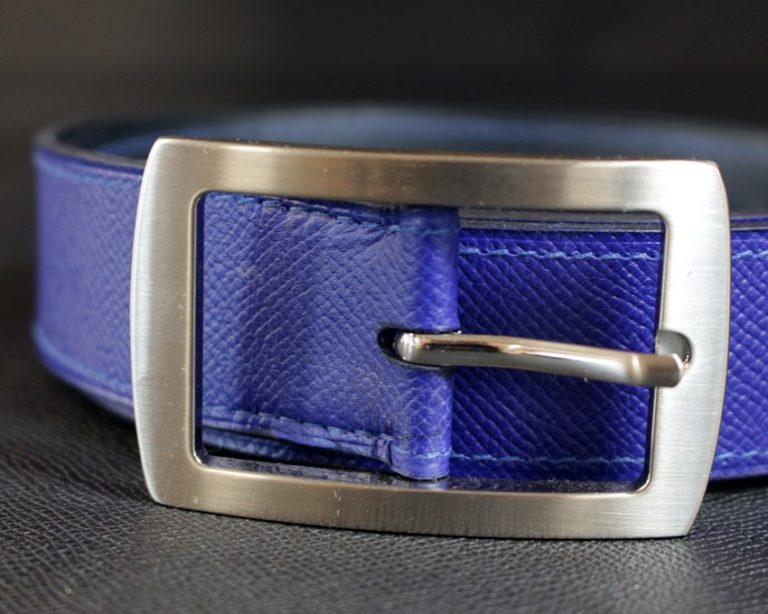 ceinture-cuir-bleue-saphir-ofilducuir-accessoires-lyon