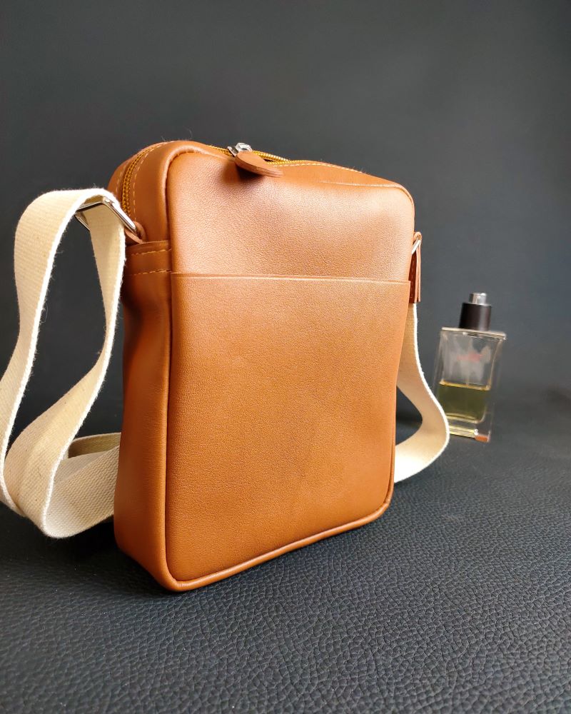 Sac bandoulière homme en cuir